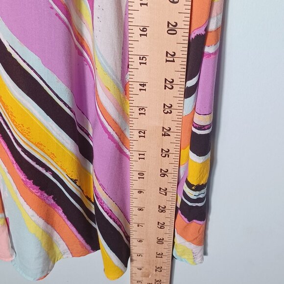 Intimately Free People Sundress Womens X Small Mini Artsy Flowy Abstract - Picture 4 of 8